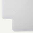 Amazon Basics Office Chair Mat for Low Pile Carpeted Floors with Lip, Protects Carpets, Studded Backing, 36" x 48", Clear