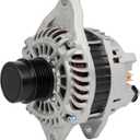 SCITOO New Alternator Fits for Chrysler 200 2.4L 11-13,for Sebring 2.4L 07-10,for Dodge for Avenger 2.4L 08-13,for Jeep for Compass 2.0L/2.4L 07-16,for Patriot 2.0L/2.4L 07-16,11231 CW 115Amp