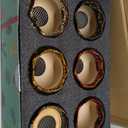 Cute Ceramic Succulent Planters, Garden Pots with Drainage and Attached Saucer, Set of 6 - Plants Not Included