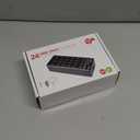 24-Port 100 watt (20 A) USB Charging Station, Home Desktop Fast Charger, Multiple Chargers, Suitable for Hotels, Shops, Schools, Shopping malls and Travel