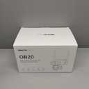 4G Cellular Security Camera, 4K Wireless Outdoor Solar Cam 3 Lens, LTE or WiFi 2 Mode, 10x Optical Zoom, 360 PTZ AI Tracking, Local Storage & 64G SD Card Included, 12000mAh 9W Bullet-PTZ Cam (white)