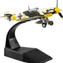 HANGHAN 1/72 BF109 Fighter Plane Metal Fighter Military Model Diecast Plane Model for Collection or Gift