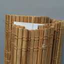 LazBlinds Bamboo Roller Shades, Ceylon Light Russet, 26" W x 70" H
