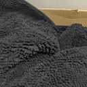 Muddy Mat | Super Absorbent Door Mat Indoor, Microfiber Quick Dry Chenille Entryway Rug, Non-Slip Front Door Mat, Indoor Mats for Entryway, Machine Washable Pet Rug, Black 36"x120"