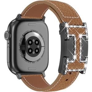 Leather Magnetic Watch Band Compatible with Apple Watch Bands for Women