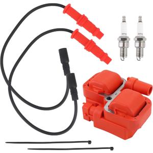 Dokili Ignition Coil W/Spark Plug Wire for Polaris Sportsman 850 2012-2024 Scrambler 850 2013-2023 4010425 4014007 4013328 4013327 3022438