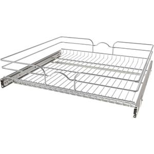 Rev-A-Shelf Kitchen Cabinet Pullout Shelf and Drawer Organizer Slide Out Pantry Storage Basket in Multiple Sizes, 24 x 22 In, 5WB1-2422CR-1