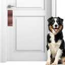 Panther Armor 4x12 Inch Door Bronze Push Plate, 1mm Thick Stainless Steel, Anti-Corrosive Metal Door Protector for Dog Scratching, Durable Push Plate for Exterior Doors