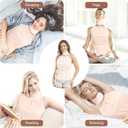 Castor Oil Vest Pack Wrap, 2Oz Organic Cold Pressed Glass Bottle Oil, Soft Organic Cotton Flannel & Waterproof PUL, Reusable Massage Castor Oil Pack Kit