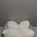 Cervical Neck Pillow, Ergonomic Memory Foam Pillows for Neck Pain Relief with Breathable Pillowcase, Adjustable Contour Neck Support Pillow for Side Back Stomach Sleepers, Odorless (White)