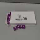 Seenelling 36 Pcs 19 mm Casino Style Craps Dice Sets Acrylic D6 Dice, Square W/Rounded Edge for Casino, Craps, Table Games and Board Games(Transparent Purple)