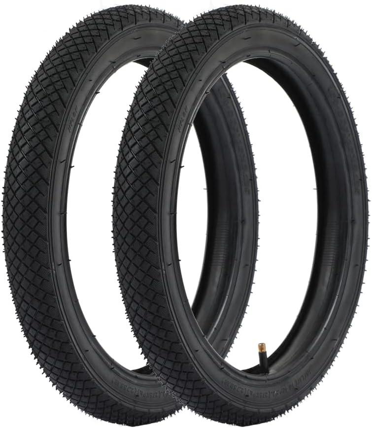 Kids Bike Tire(2 of Sets) 2.125" Width 12/14/16/18" Rubber Tyre Bicycle Replacement Accessories Compatible with RoyalBaby, Joystar, and Dynacraft, Huffy