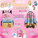 Brainy Princess Backpack 16" Cute Pink Pretty Girls Women Peach Daisy Rosalina Cartoon (Princess Pink)