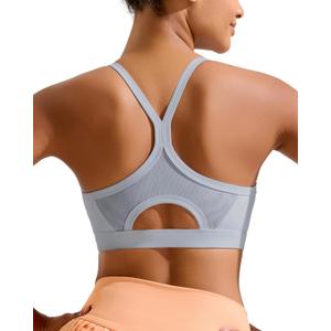 RUNNING GIRL Sports Bra for Women High Support,Y Back Molded Cup High Impact Sports Bras for Women Workout Yoga Bra (Large)