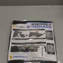 EcoNour Car Windshield Sun Shade Foldable, 2 Piece Car Sunshades Reflect UV Rays and Heat, Front Windshield Sunshade for Car Window and Interior Protection, Medium 31 x 28 Inches