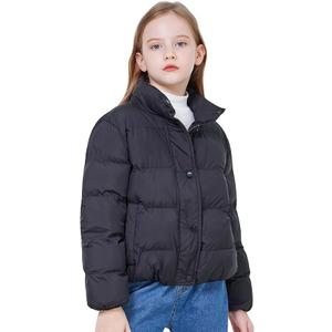 WULFUL Girl’s Winter Puffer Jacket Lightwight Warm Coat Short, 9-10 Years