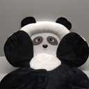 Baby Bath Seat, Sink Bath Tub Cushion,Newborn Infant Bathing, Baby Bathtub Seat, Panda Bear Design Cushion for Baby Bath Soft and Plush, Washable and Easy Dry Baby Bath Cushion