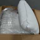 Amazon Basics Down-Alternative Pillows for Stomach and Back Sleepers, Soft Density, Machine Washable, 20 x 36 inches, White, 2-Pack, King