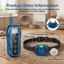 Mini Small Shock Collar for Small Dogs 5-30lbs, Ultra-Light & Thin 2000FT Dog Training Collar with Beep & Vibration & Safe Gentle ShockIPX7 Waterproof,Blue