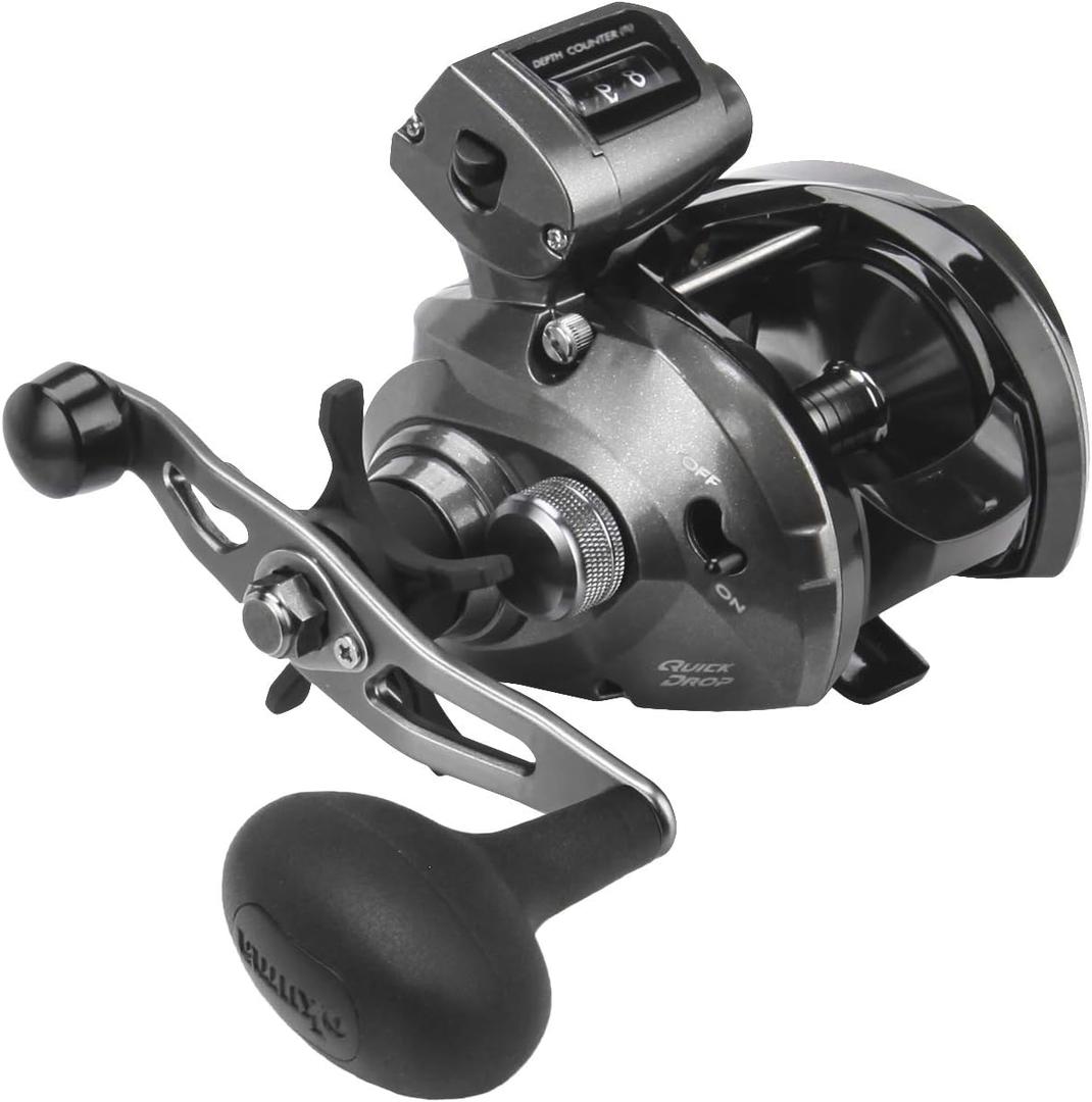 Okuma Convector Low Profile Line Counter Graphite Frame Trolling Reel