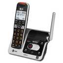 AT&T BL102 DECT 6.0 Cordless Phone for Home with Answering Machine, Call Blocking, Caller ID Announcer, Audio Assist, Intercom, and Unsurpassed Range, Silver/Black