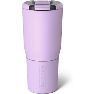 BrMate Nav 25oz 100% Leak Proof Insulated Travel Tumbler with Magnetic BevLock Lid - Double Wall Cup-Holder Friendly Stainless Steel Mug (Lavender)