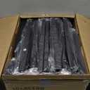 HOOBRO Bar Stools,25.4" Saddle Stools with PU Upholstery, Counter Height Stools with Footrest, Kitchen Breakfast Chairs, for Dining Room, Cafe, Bar, Black BB23BY01