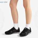 LUCKY STEP Women's Mesh Fashion Sneakers Non Slip Breathable Casual Running Shoes Stylish Retro Lace Walking Sneaker