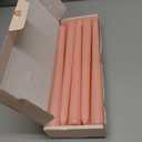 10 Inch Baby-Pink Taper Candles for Home Decoration, 10 Pack Unscented Candlesticks for Dinner Wedding Party, Smokeless and Dripless Candle Sticks