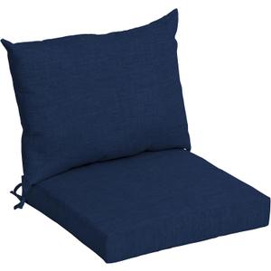 Arden Outdoor Dining Chair Cushion, 21 x 21, Rain-Proof, Fade Resistant 21 x 21, Sapphire Blue Leala