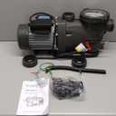 In/Above Ground Pool Pump, Self Primming High Flow (Single Speed, 2HP, 8120 GPH, 220V)