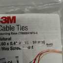 3M Standard Cable Tie, Natural, 11-Inch, 100-Count