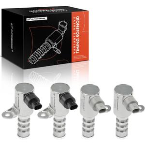 A-Premium 2-PC Intake & Exhaust Engine Variable Valve Timing (VVT) Solenoid Compatible with Ford F-150, Explorer, Edge, Transit-150/250, Transit-350 HD, Mustang, Taurus, Expedition & Lincoln MKZ, MKX