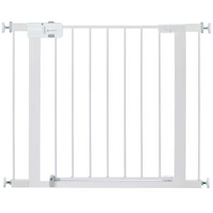 Safety 1st Easy Install Walk Thru Baby Gate for Doorway With Door, Dog Gates, Fits 29"-38", Easy Install 28" Tall, White