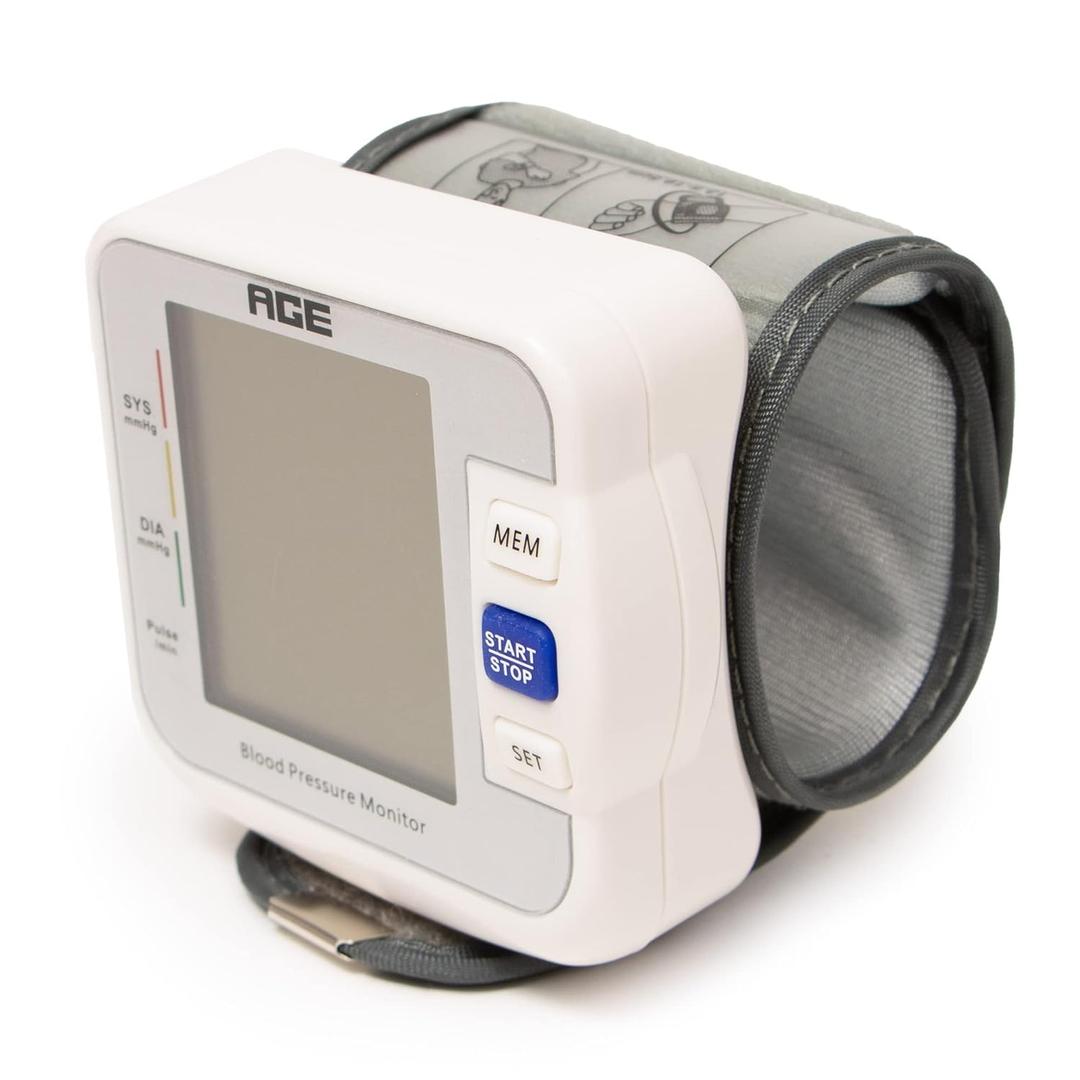 Primacare DS-8006 Wrist Blood Pressure Monitor, Automatic Digital BP Cuff with Irregular Heartbeat Detection, 2 User 180 Memory, LCD Display, Portable Hard Case, Battery Operated