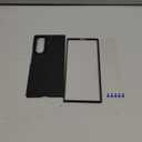 For Samsung Galaxy Z Fold 7 Case, Carbon Fiber Case for Z Fold 7, Ultra Slim & Thin Minimalist Protective Phone Cover, NO-case Feeling, Sturdy 600D Aramid for Support Wireless Charging (Matte Black)