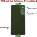 Rear Back Glass Replacement for Samsung Galaxy S23 with Reparing Toolkit and Manual (Green)