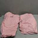 Realspring Inflatable Bean Bag Chairs Outdoor Blow up Camping Chairs Inflatable Lazy Sofa Folding Portable Bean Bag Loungers Couch for Movie Night (Light Pink,2 Pcs)