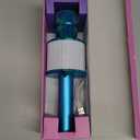 BONAOK Karaoke Microphone for Kids & Adults  Bluetooth Microphones Singing Mic with Disco Lights, Echo Effect, Builtin Speaker Portable Karaoke Player for Party Travel Gifts Q78(Ice Blue)