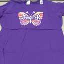 Jennifer Butterfly - Personalized Cute Name Word Art T-Shirt
