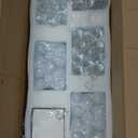 Rectangle Crystal Chandelier, Dimmable L31'' Modern Large K9 Crystal Chandeliers, Rectangular Pendant Light Fixture for Kitchen Island, Living Room, Dining Room (Polished Chrome)