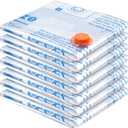 Vacuum Storage Bags 7 Jumbo, Space Saver Sealer Bags,Plastic Packaging Bags,Compression Bags for Clothes, Pillows, Comforters, Blankets, Bedding