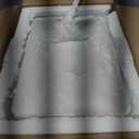 JFAMILY 14.5'' x 10.6'' Small Vessel Sink Bathroom Above Counter White Porcelain Ceramic Rectangular Sink Bowl Small Vanity Sink Lavatory Wash Hand Basin