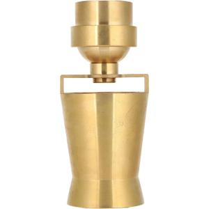 Estink Ice Tower Nozzle, Water Fountain Nozzle Spray 1.5 Inch Internal Thread Brass Fountain Nozzle Sprinkler Spray for Pond and Fountains, 50-300Kpa Working Pressure, Gold