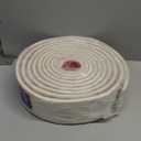 COUKIU Flexible Baseboard Molding Trim, Peel and Stick Rubber Wall Base Moulding Trim, 4 Inch x 16.4 Feet Self-Adhesive Vinyl Wall Base Cove Base (Creamy White)