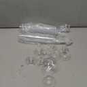 Lazyshine Plastic Champagne Flutes Disposable Wine Glasses - 40 Pack 4.5Oz Clear Mimosa Cocktail Cups Bulk for Wedding Women's Day Party Supplies Engagement Decor, Copas De Plastico Para Brindis