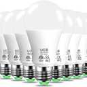 UCB Alexa Light Bulb 1300LM, 12W Smart Light Bulbs Warm White to Daylight Tunable, A19 E26 Bluetooth LED Bulbs for Bedroom Kitchen Living Room Office12 Pack