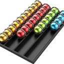 Coffee Pod Storage Holder Drawer Insert for Counter Compatible Nespresso Vertuo Vertuoline Capsules for Home, Office, Coffee Stationblack
