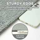 EARTHALL Washable Runner Rug 3x10 Ft Non Slip Runners for Hallways Long Cotton Rubber Backed Kitchen Runner Braided Indoor Floor Carpet Runners for Entryway, Hallway, Kitchen, Green/Grey