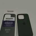 Apple iPhone 15 Pro Silicone Case with MagSafe - Black (Black)